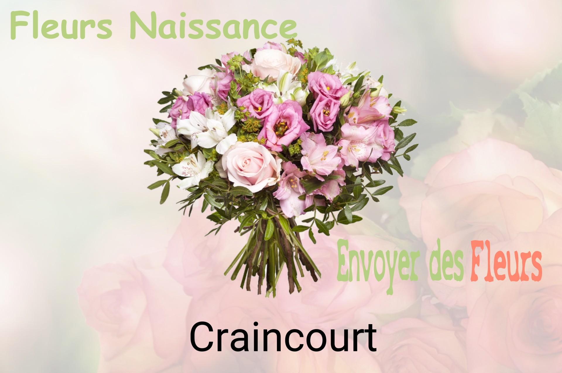 Bouquet de fleurs de naissance livré à Craincourt
